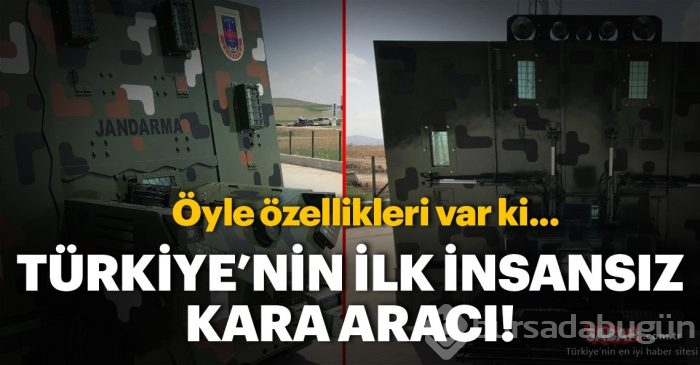 Türkiye'nin ilk insansız kara aracı: Robot Kalkan