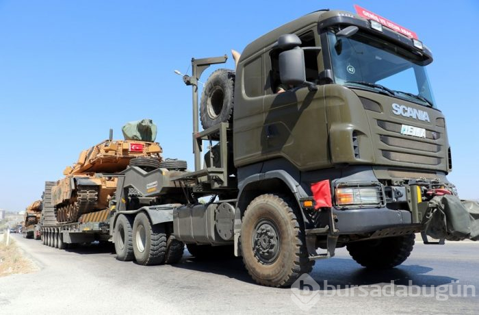 Suriye sınırına askeri sevkiyat ulaştı