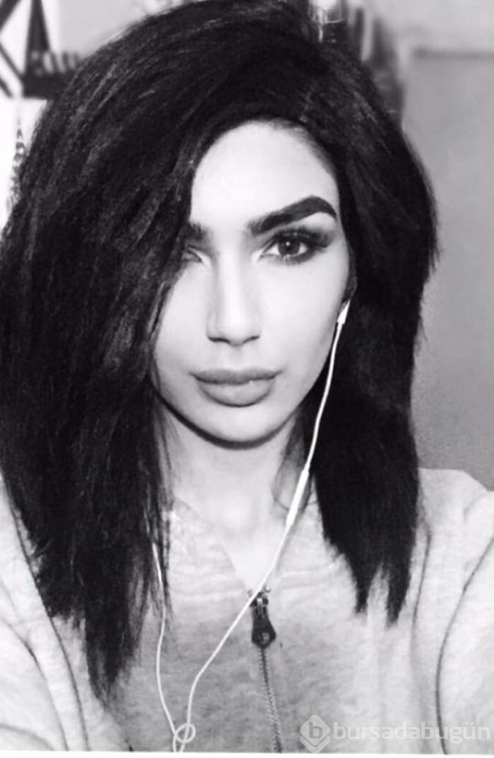 Kim Kardashian'a benzemek isteyen trans genç şoke etti