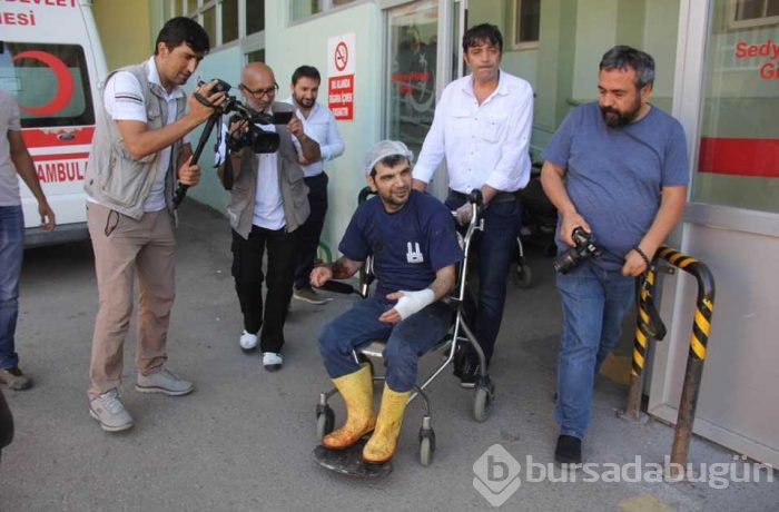 Acemi kasaplar hastanelik oldu