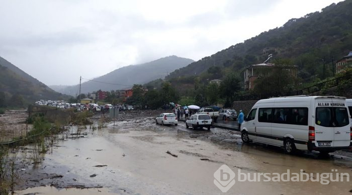 Trabzon'da şiddetli yağış ve heyelan