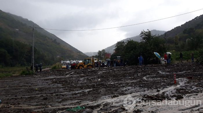 Trabzon'da şiddetli yağış ve heyelan