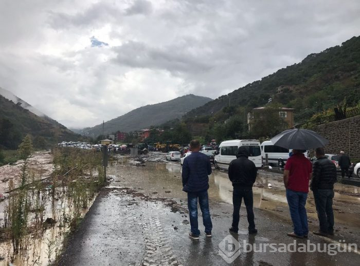 Trabzon'da şiddetli yağış ve heyelan