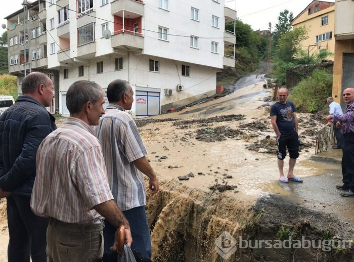 Trabzon'da şiddetli yağış ve heyelan