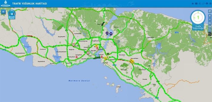 İstanbul'dan şaşırtan görüntü