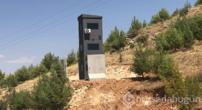 Diyarbakır-Mardin Karayolu'nda zırhlı güvenlik kuleleri