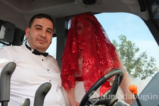 Gelini böyle almaya geldi! Gören şoke oldu