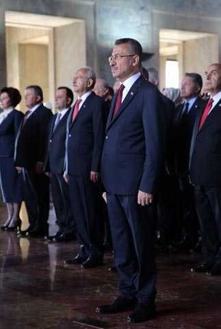 Büyük Zaferin 96'ncı yılı kutlamaları kapsamında ilk tören Anıtkabir'de düzenlendi