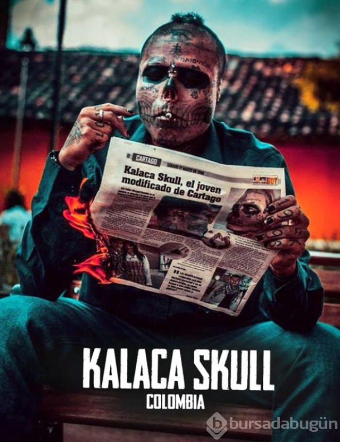İskelete benzemek için kulağını ve burnunu kestirdi!