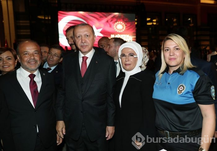 Beştepe'de 30 Ağustos Resepsiyonu