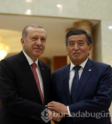 Cumhurbaşkanı Erdoğan Kırgızistan'da