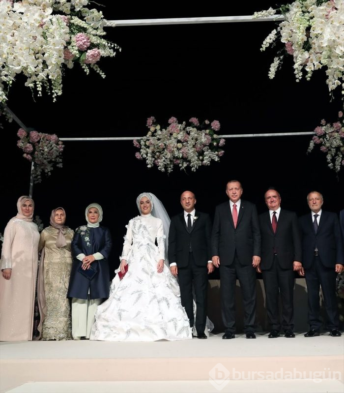 Cumhurbaşkanı Erdoğan ve TBMM Başkanı Yıldırım nikah şahidi oldu