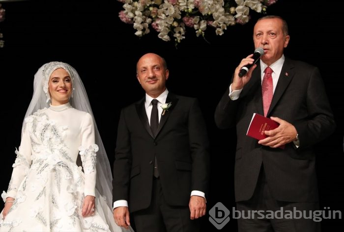 Cumhurbaşkanı Erdoğan ve TBMM Başkanı Yıldırım nikah şahidi oldu