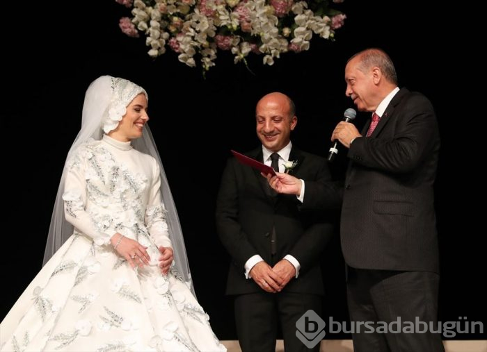 Cumhurbaşkanı Erdoğan ve TBMM Başkanı Yıldırım nikah şahidi oldu