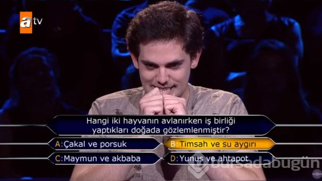 Kim milyoner olmak ister: Hangi hayvan avlanırken iş birliği yapar 60.000TL'lik soru