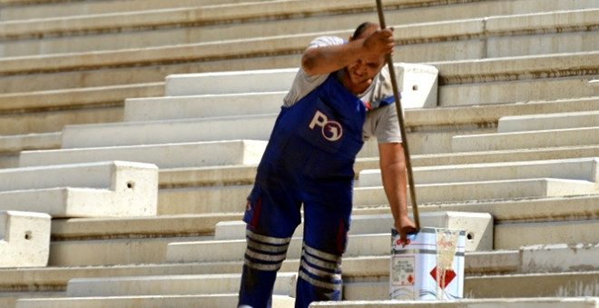 Timsah Arena'nın yapımı son hız devam ediyor