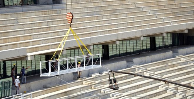 Timsah Arena'nın yapımı son hız devam ediyor