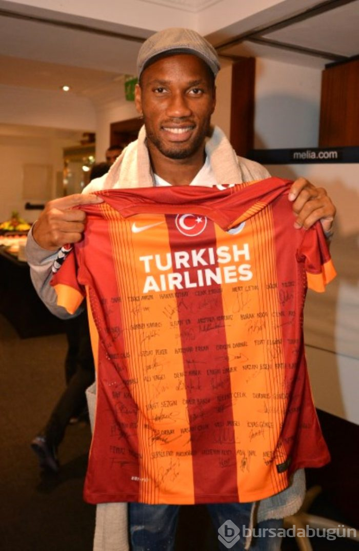 Drogba'dan Galatasaray'a ziyaret....