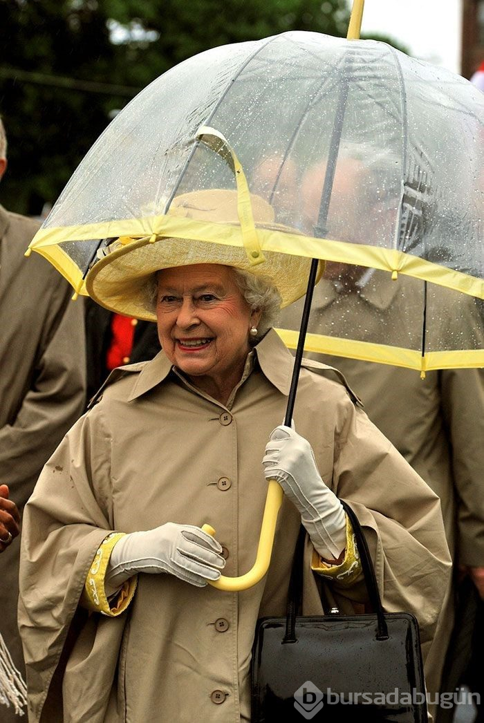 Kraliçe Elizabeth'in renk uyumu