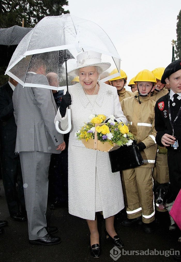 Kraliçe Elizabeth'in renk uyumu