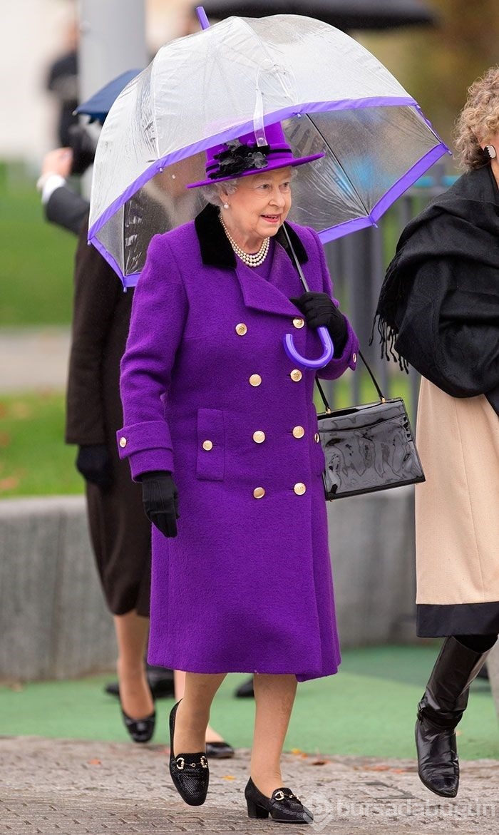 Kraliçe Elizabeth'in renk uyumu