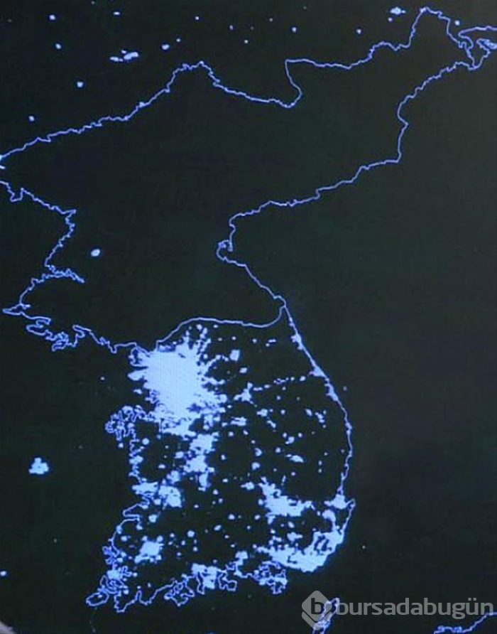 Северная корея фото из космоса