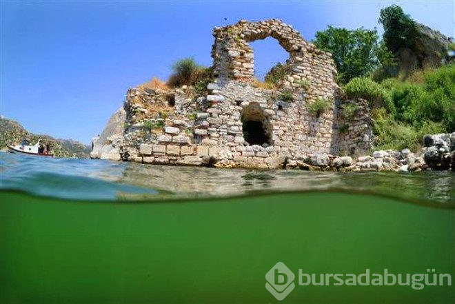 Bafra gölünün su altı zenginliği