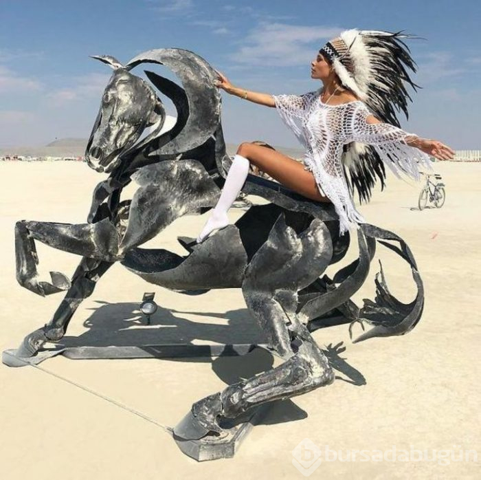 Burning Man Festivaline damga vuran anlar!