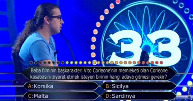 1 milyonluk soruyu gördü!