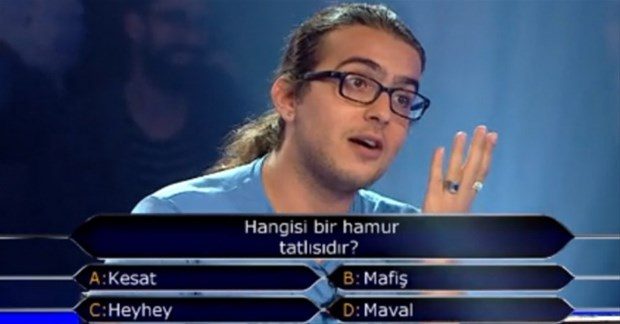 1 milyonluk soruyu gördü!