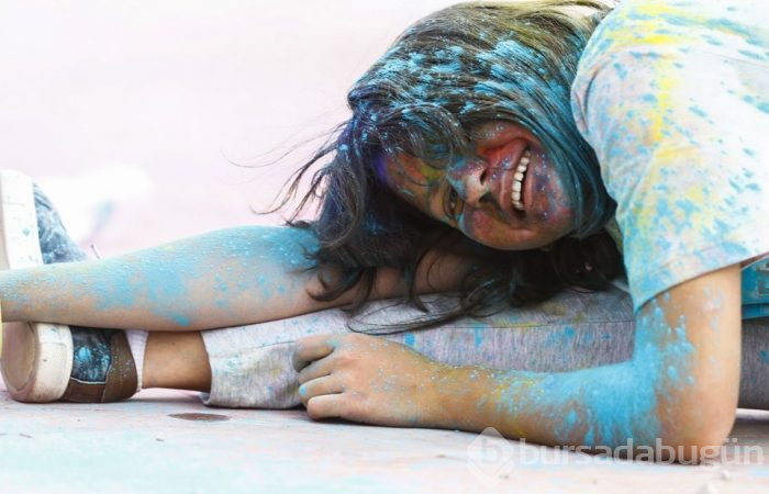 Ankara'da "renkli koşu" festivali