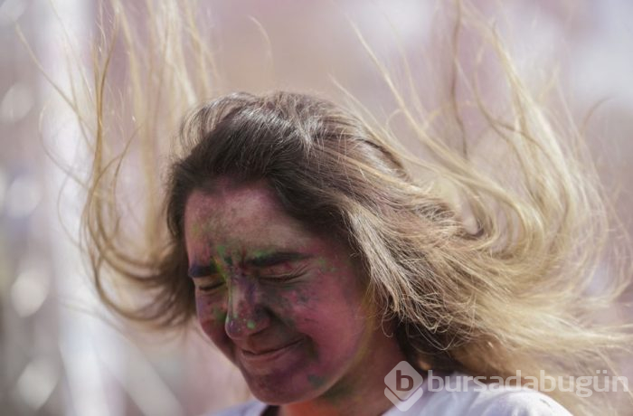 Ankara'da "renkli koşu" festivali