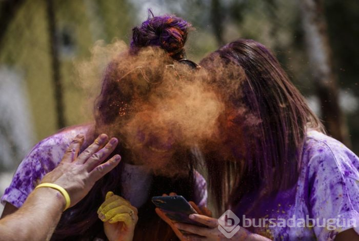 Ankara'da "renkli koşu" festivali