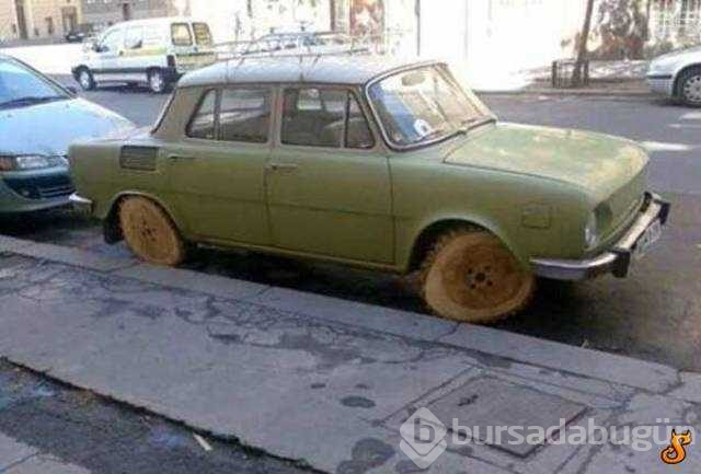 Trafikte sürücüleri şok eden olaylar