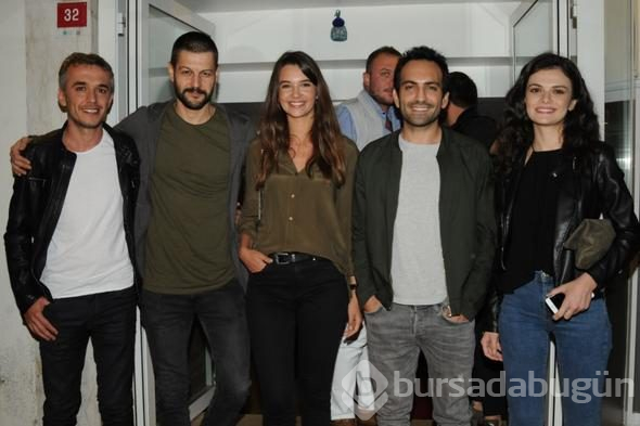 Dizi yemeğinde buluştular
