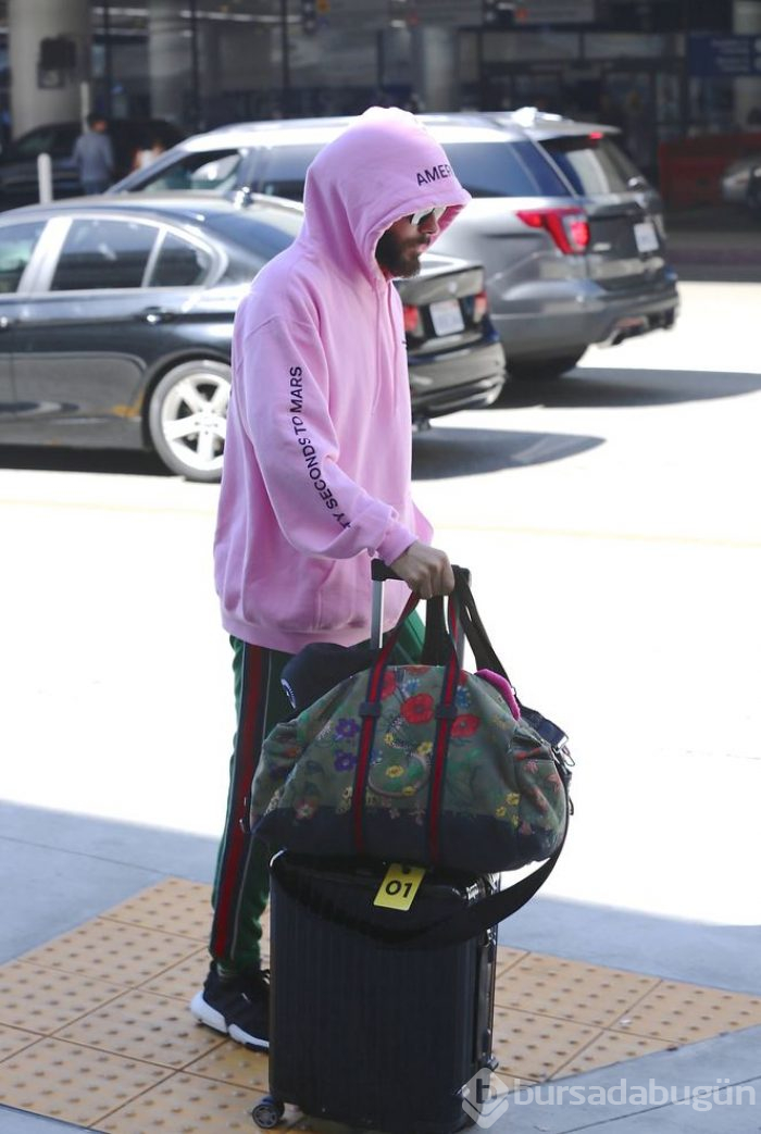 Jared Leto'dan mesaj dolu kıyafet
