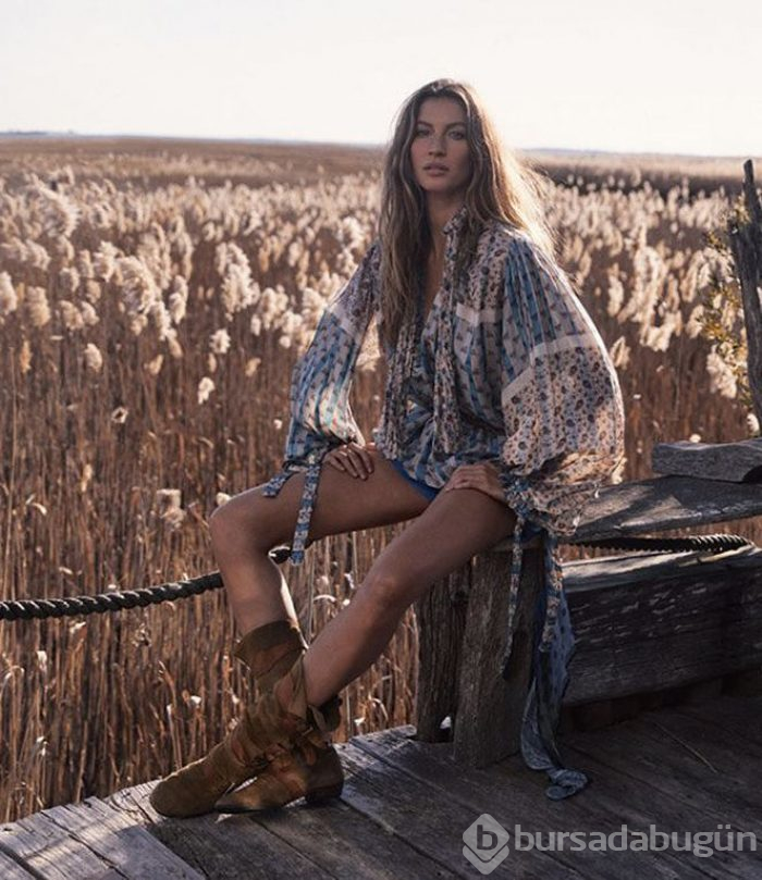 Gisele Bündchen tanınmaz halde
