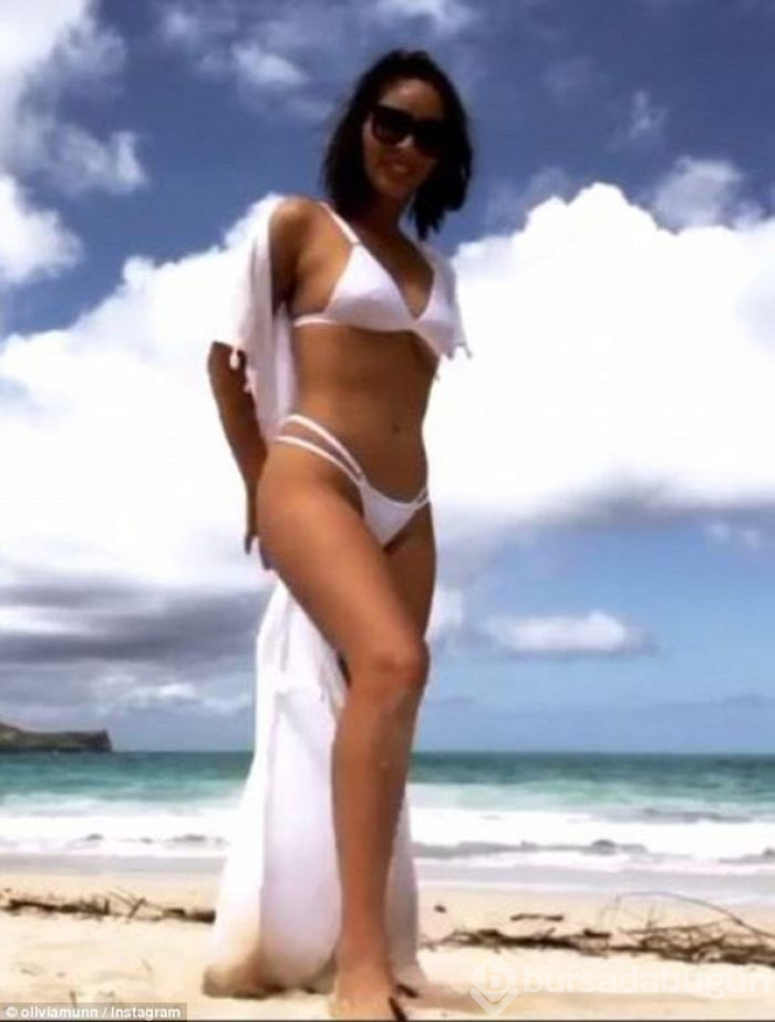 Olivia Munn, Hawaii'de tatilde!
