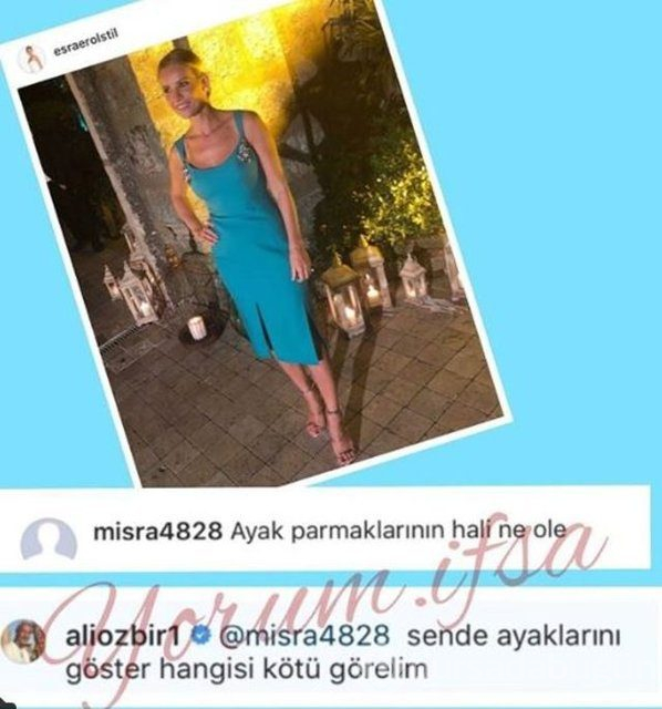 Esra Erol'un eşinden parmak yanıtı
