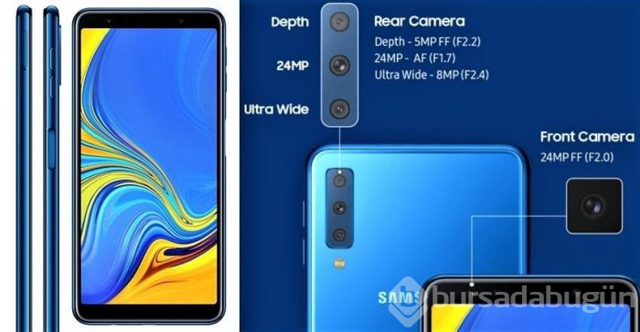 Galaxy A7 ne zaman Türkiye'de satışa sunulacak, fiyatı ne kadar? (Samsung'dan üç arka kameralı telefon)