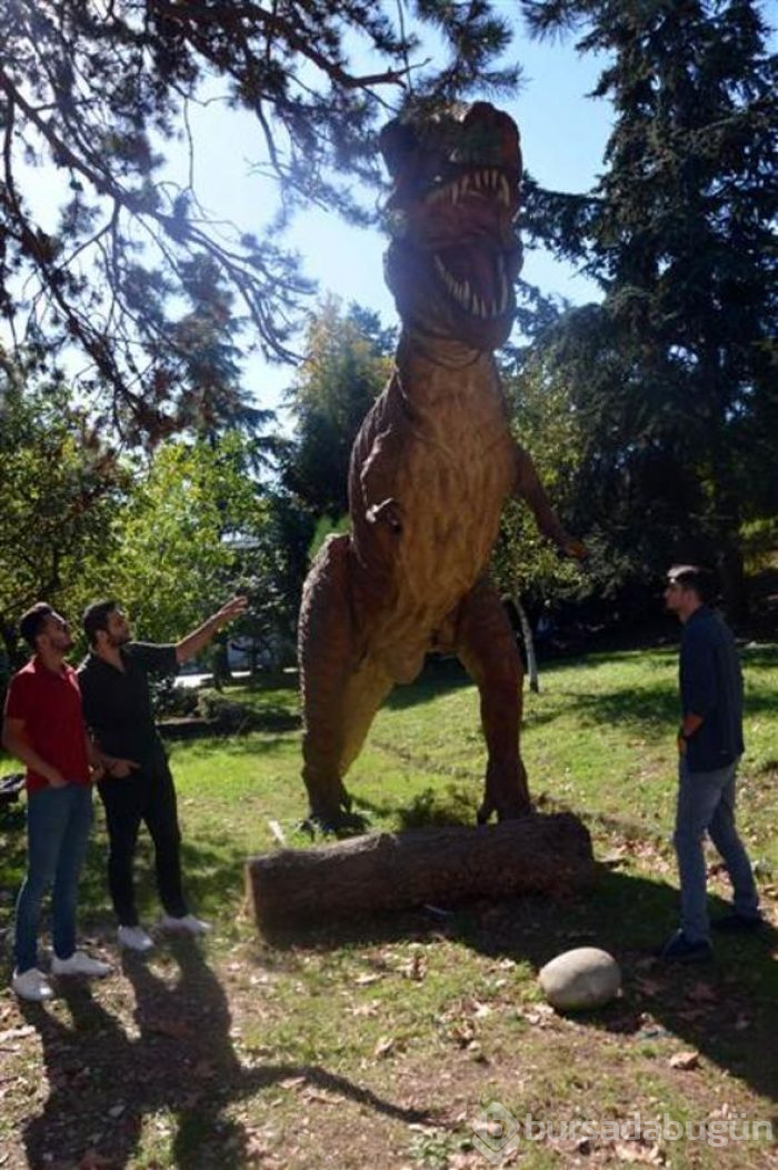 Melih Gökçek'in Ankapark için aldığı dinozorlar Trabzon'da
