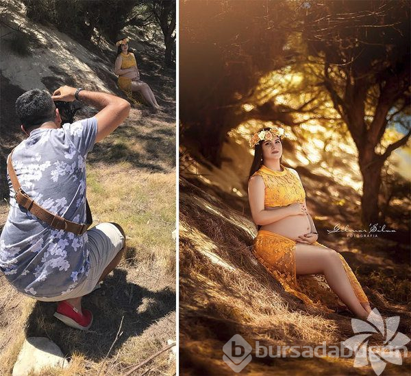 Muhteşem fotoğraflar işte böyle çekiliyor!
