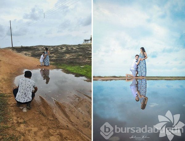Muhteşem fotoğraflar işte böyle çekiliyor!
