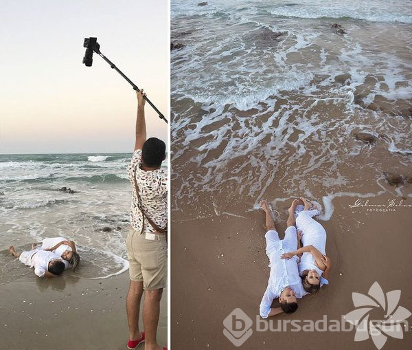 Muhteşem fotoğraflar işte böyle çekiliyor!
