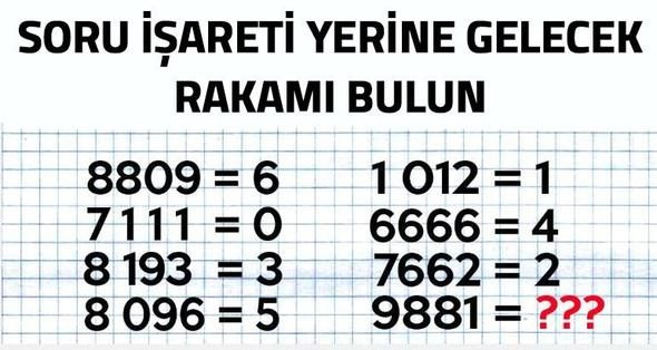 Sosyal medyayı kasıp kavuran zeka testi
