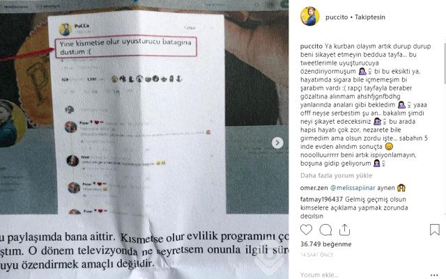 Uyuşturucuya özendirme suçundan gözaltına alındıktan sonra serbest bırakılan Pucca, isyan etti
