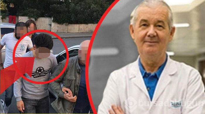 Öldürülen doktor için hastane önünde tören
