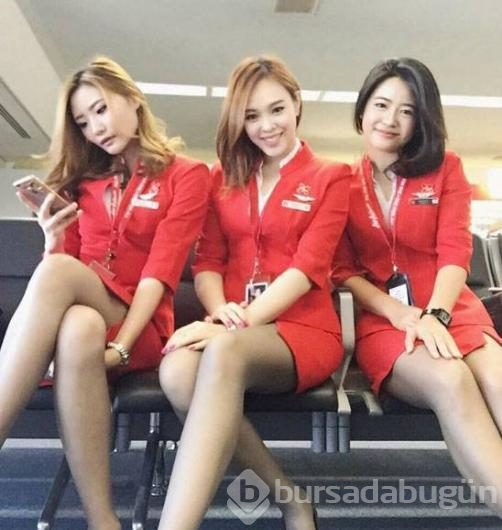 Hosteslerin çılgın paylaşımları