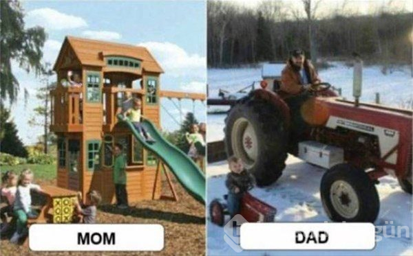 Anne ve baba arasındaki farklar
