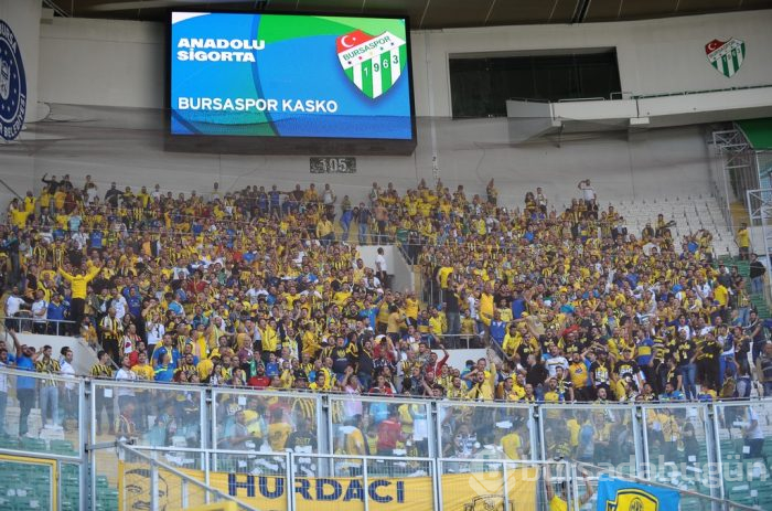 Bursaspor Ankaragücü maçından kareler...